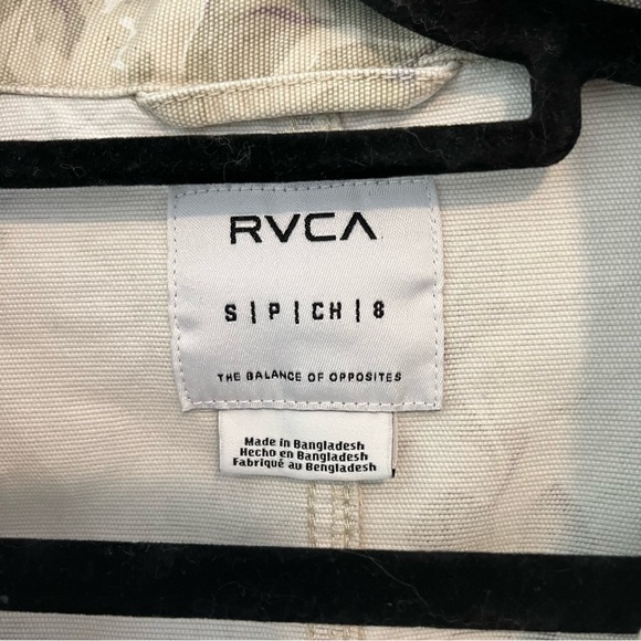 RVCA Floral Utility, Worker, Chore Jacket Shacket - Picture 6 of 14